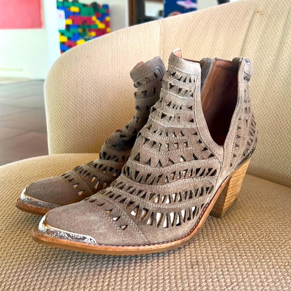 Jeffrey Campbell western inspired booties